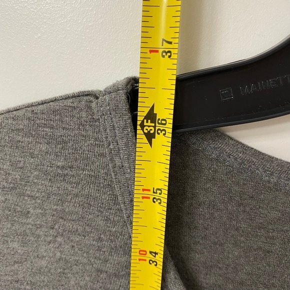 Women's Long Sleeve Pleated Shirt Dress. Dark Gray. Medium. Dark Academia. - Picture 11 of 13